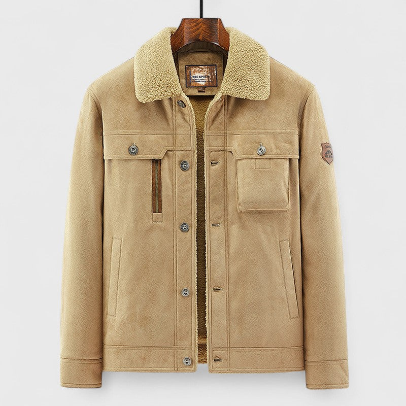Men’s Sherpa Collar Winter Jacket