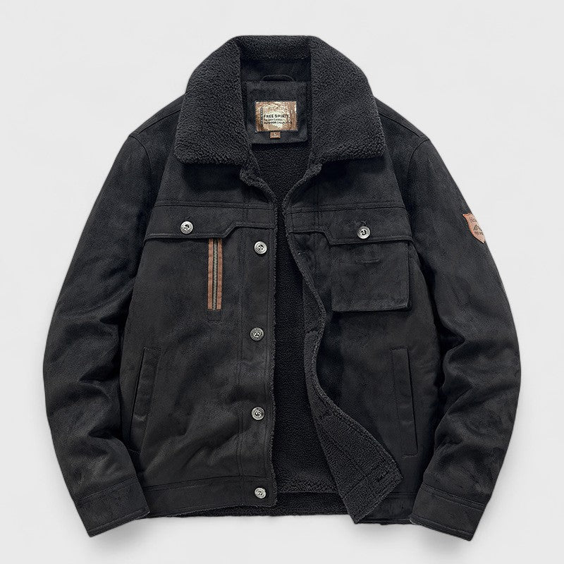 Men’s Sherpa Collar Winter Jacket