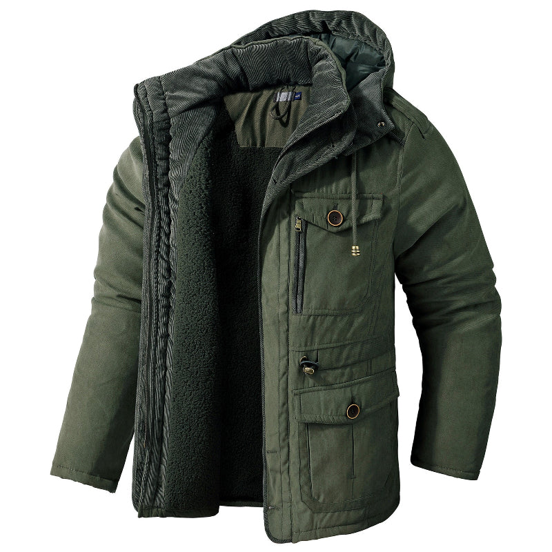 Men’s Hooded Winter Parka Jacket