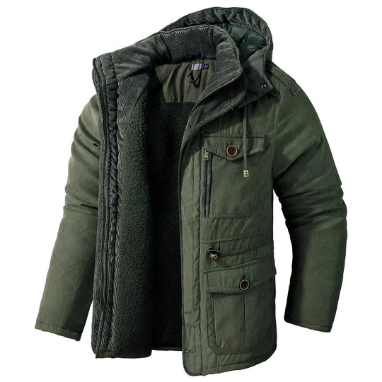 Men’s Hooded Winter Parka Jacket