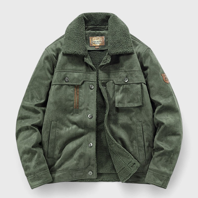 Men’s Sherpa Collar Winter Jacket