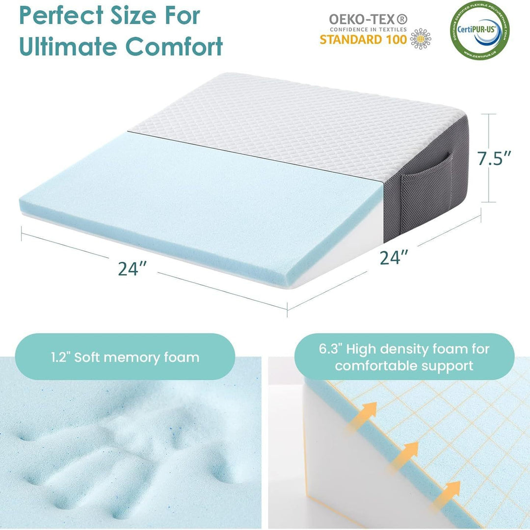 Wedge Pillow for Acid Reflux