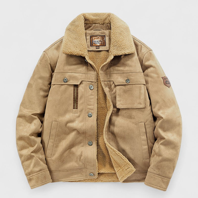 Men’s Sherpa Collar Winter Jacket