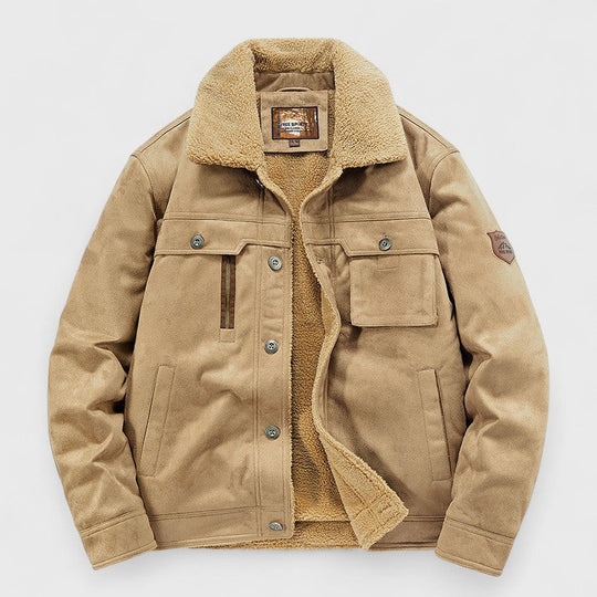 Men’s Sherpa Collar Winter Jacket
