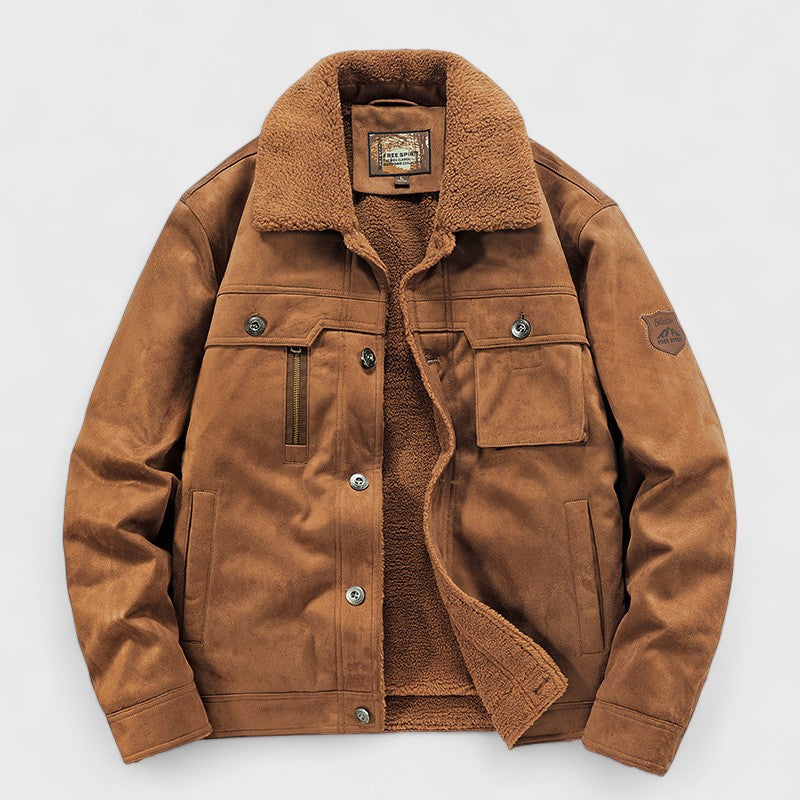 Men’s Sherpa Collar Winter Jacket