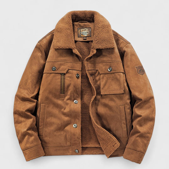 Men’s Sherpa Collar Winter Jacket