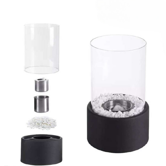 Classic Oil Lamp with Open Flame