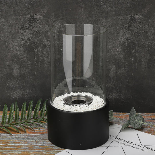Classic Oil Lamp with Open Flame