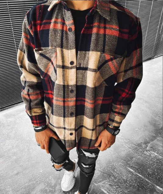 Men’s Checked Overshirt