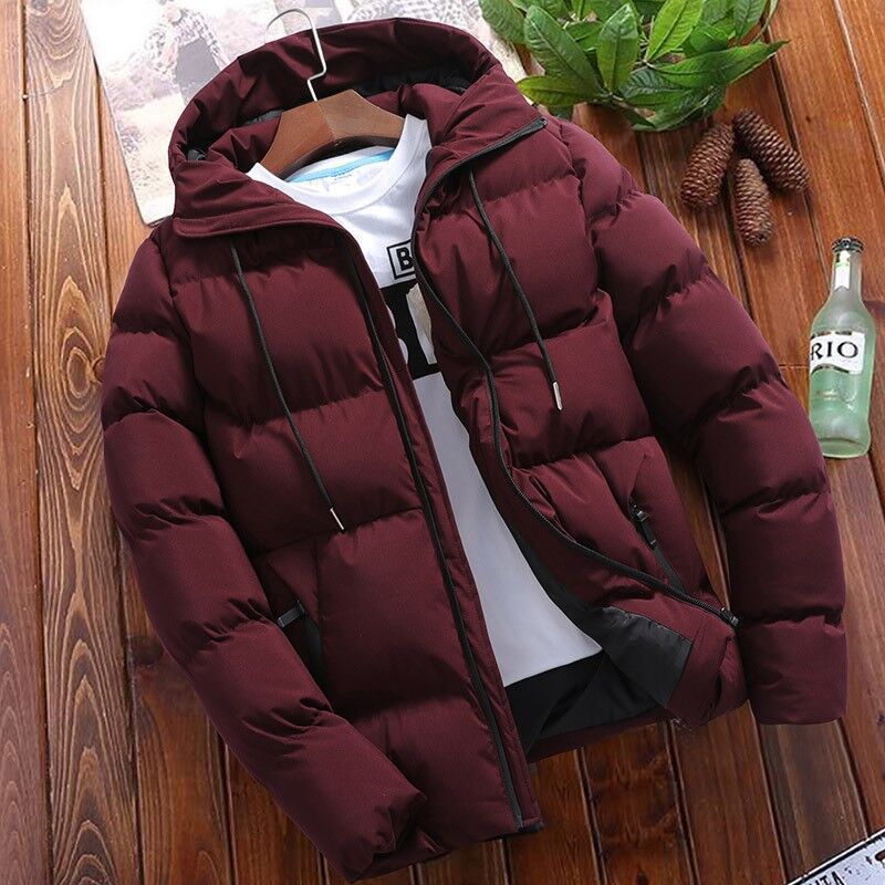 Men's Hooded Winter Puffer Jacket