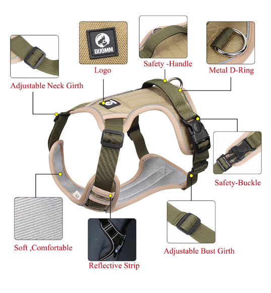 Reflective No-Pull Dog Harness