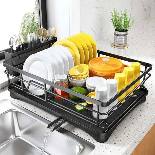 Large Dish Drying Rack with Drainboard