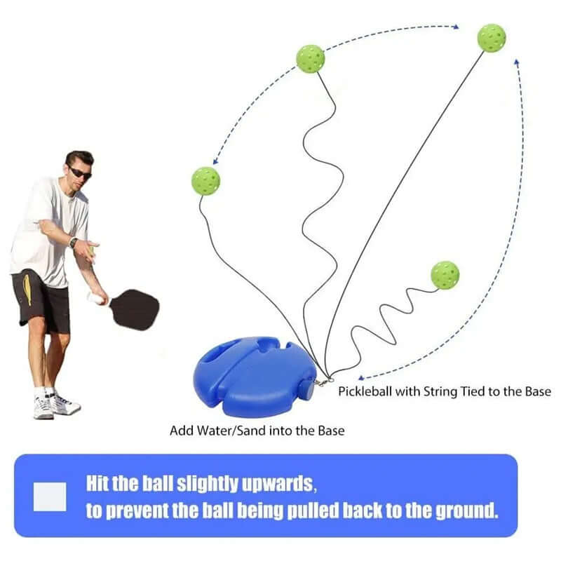 Pickleball Rebound Trainer for Solo Practice