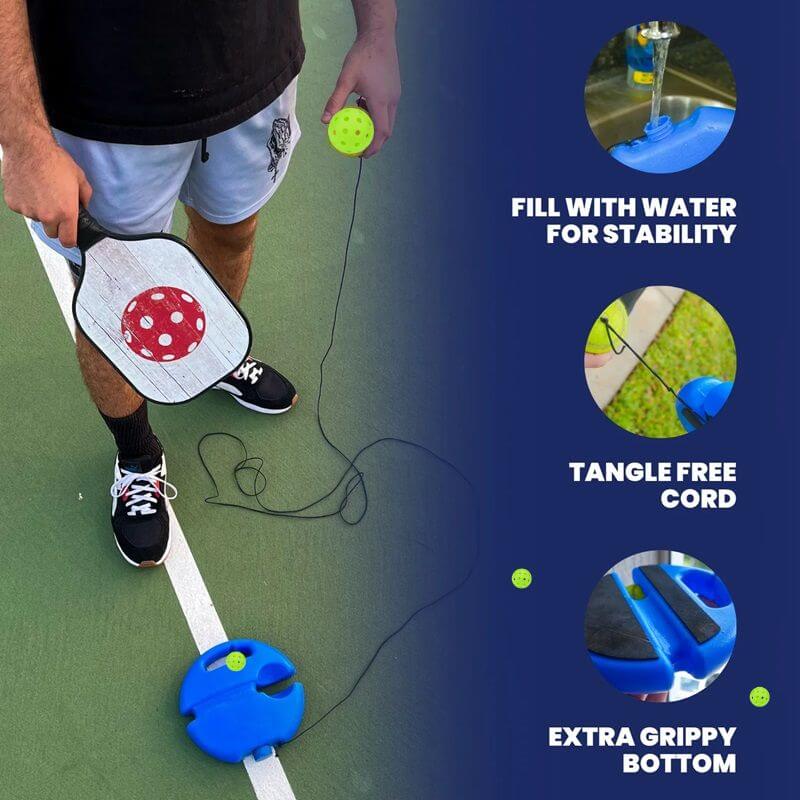 Pickleball Rebound Trainer for Solo Practice