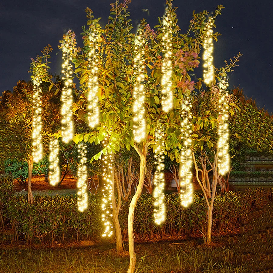 Sparkling LED Garland for Outdoor Decor
