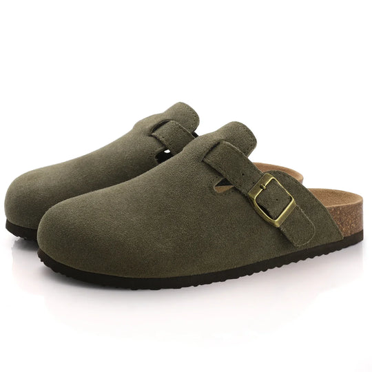 Boston Style Clog Slippers