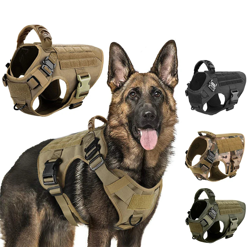 Heavy-Duty Military-Style Dog Harness