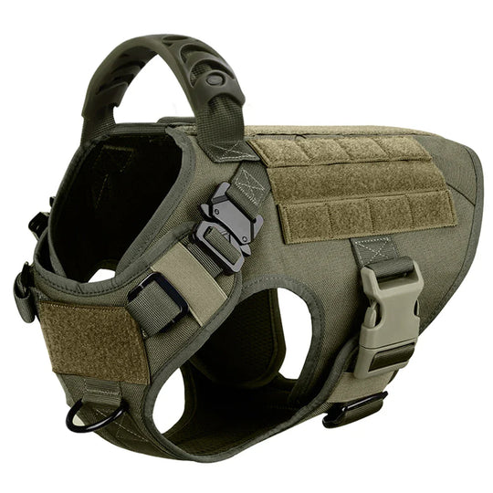Heavy-Duty Military-Style Dog Harness