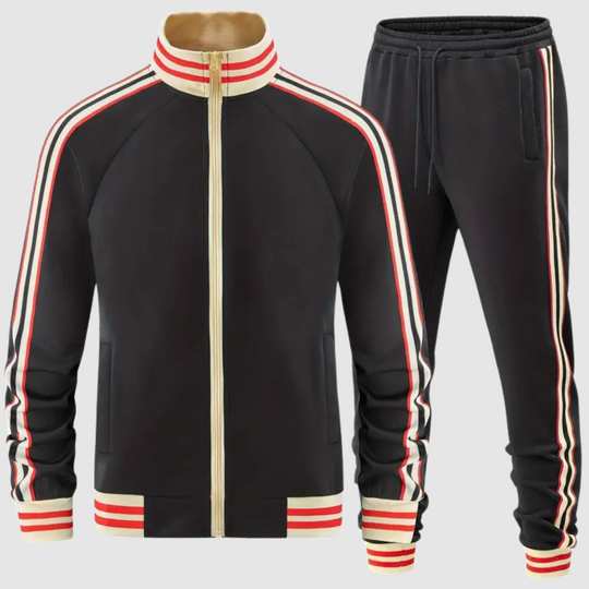 Men’s Striped Tracksuit Set