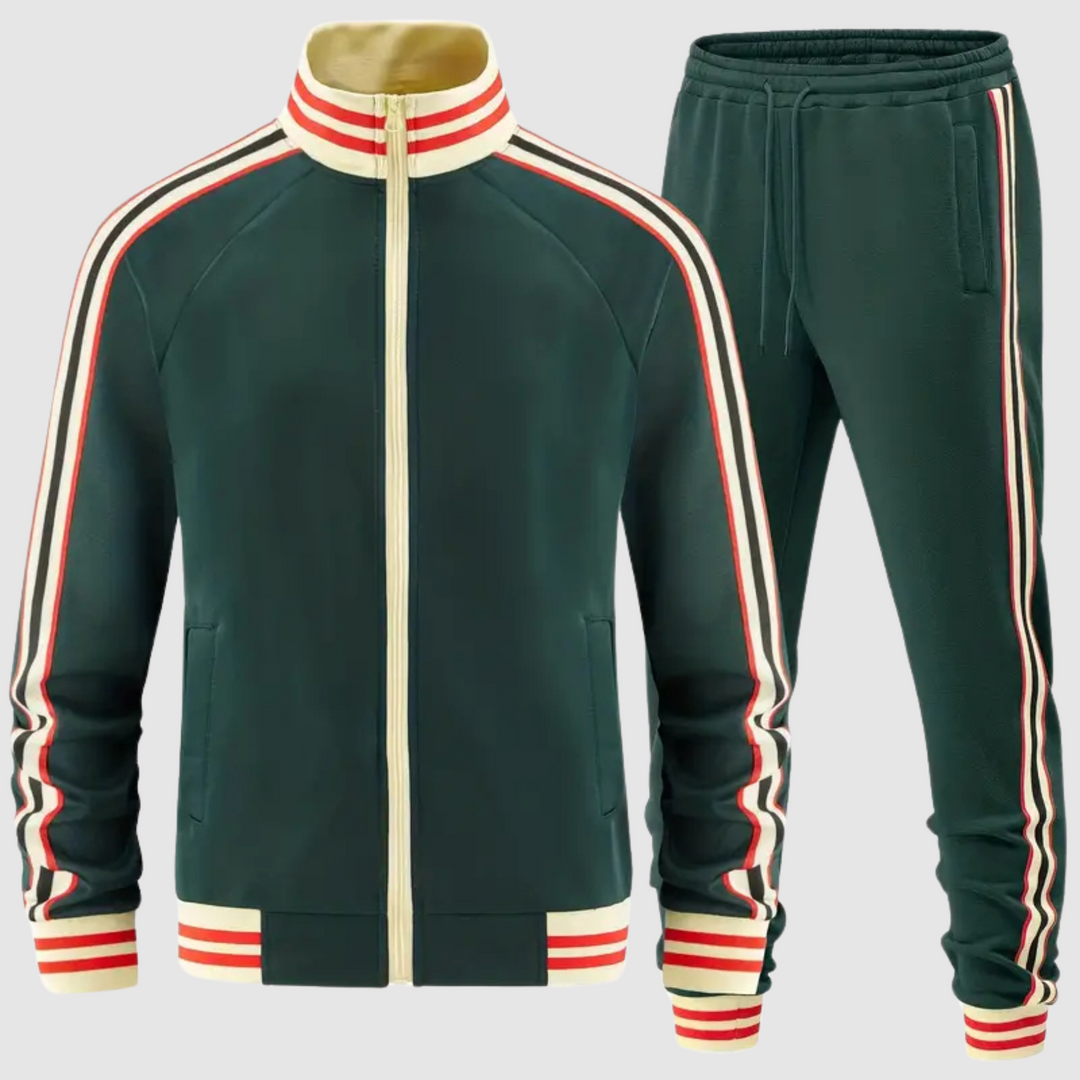 Men’s Striped Tracksuit Set