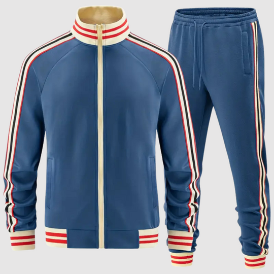 Men’s Striped Tracksuit Set