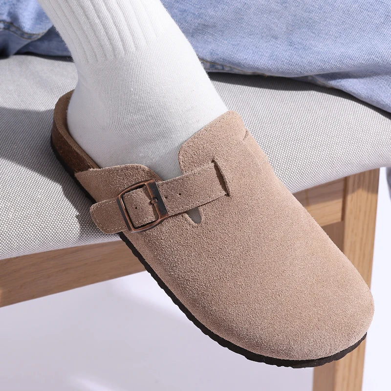Boston Style Clog Slippers