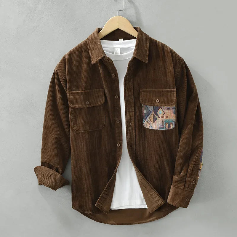 Men’s Long Sleeve Casual Overshirt