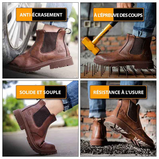 Anti-Slip Boots for Construction and Casual Use
