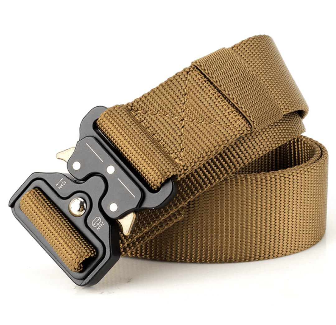 Tactical Belt with Quick-Release Buckle