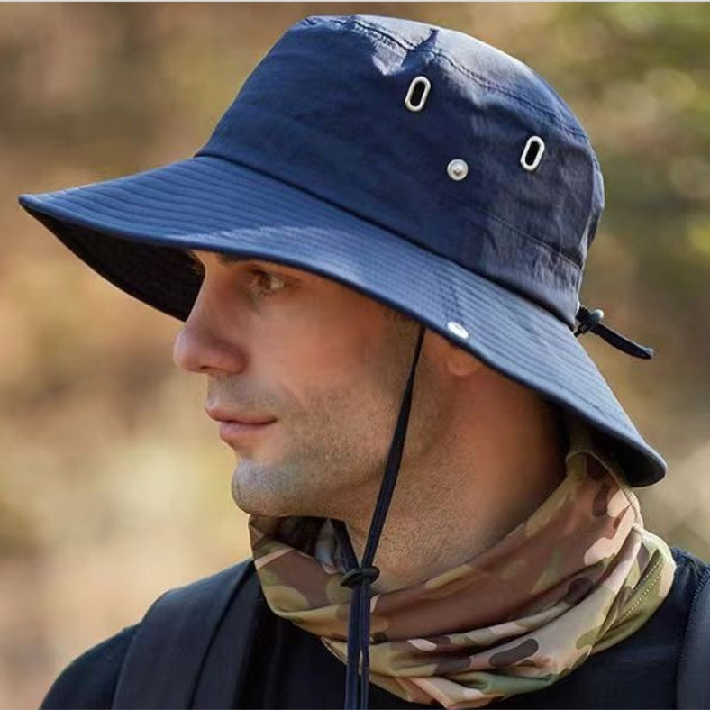 Breathable wide brim sun hat