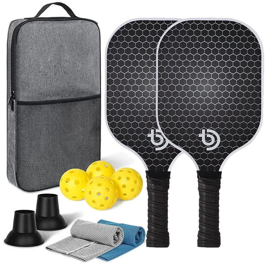 Pickleball Paddle Set Graphite Carbon Fiber