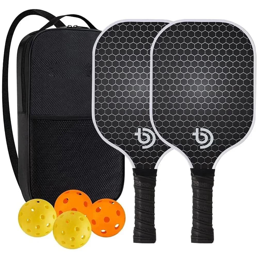 Pickleball Paddle Set Graphite Carbon Fiber