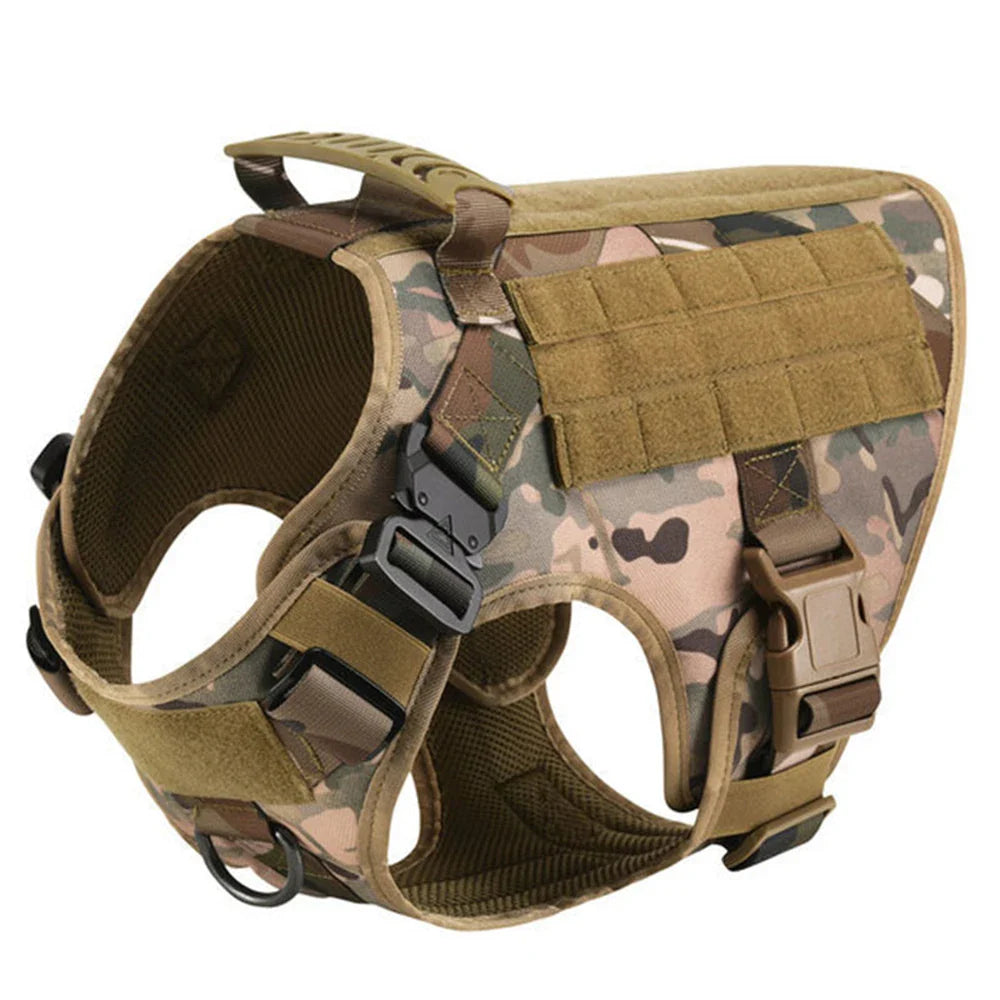 Heavy-Duty Military-Style Dog Harness