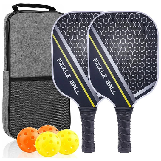 Pickleball Paddle Set Graphite Carbon Fiber