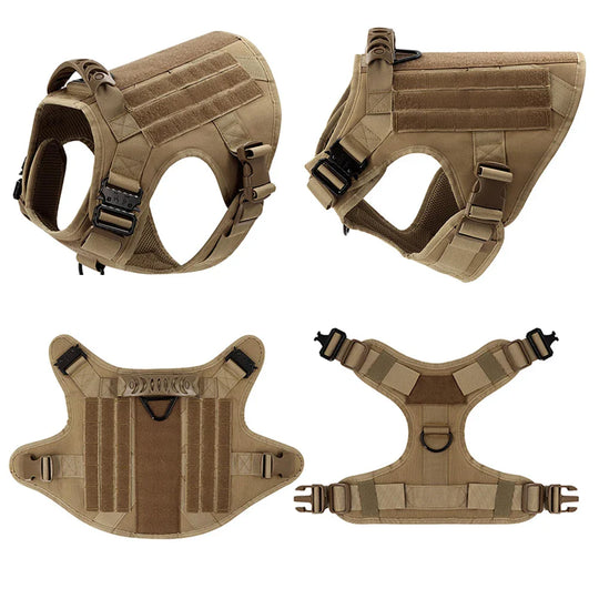 Heavy-Duty Military-Style Dog Harness