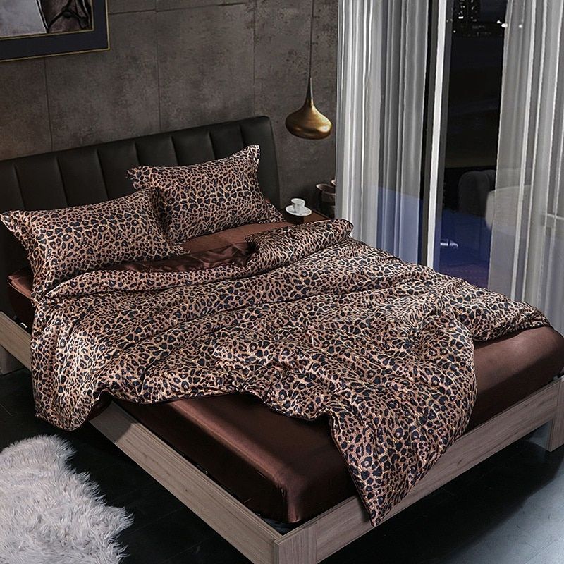 4-Piece Premium Silk Bedding Set for Elegant Comfort