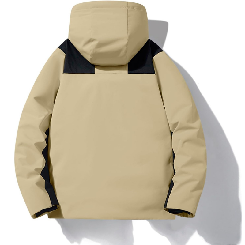 Women's ski jacket with hood and pockets