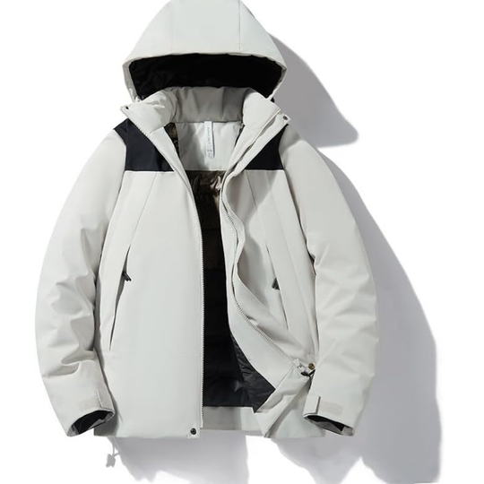 Women's ski jacket with hood and pockets