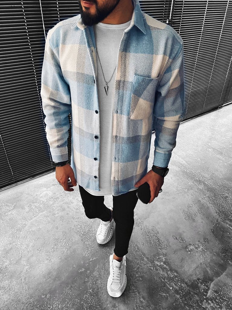 Men’s Checked Overshirt
