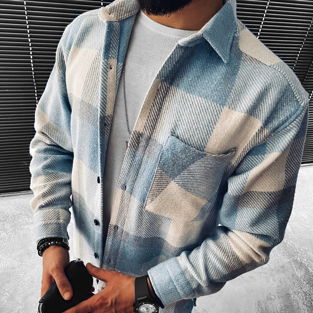 Men’s Checked Overshirt