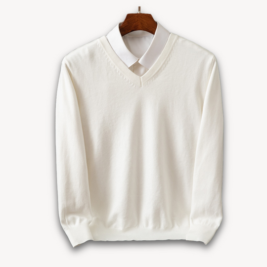 Men's Cashmere V-Neck Sweater