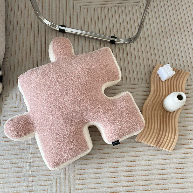 Luxury Plush Cushion with Playful Design
