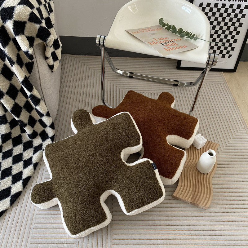Luxury Plush Cushion with Playful Design