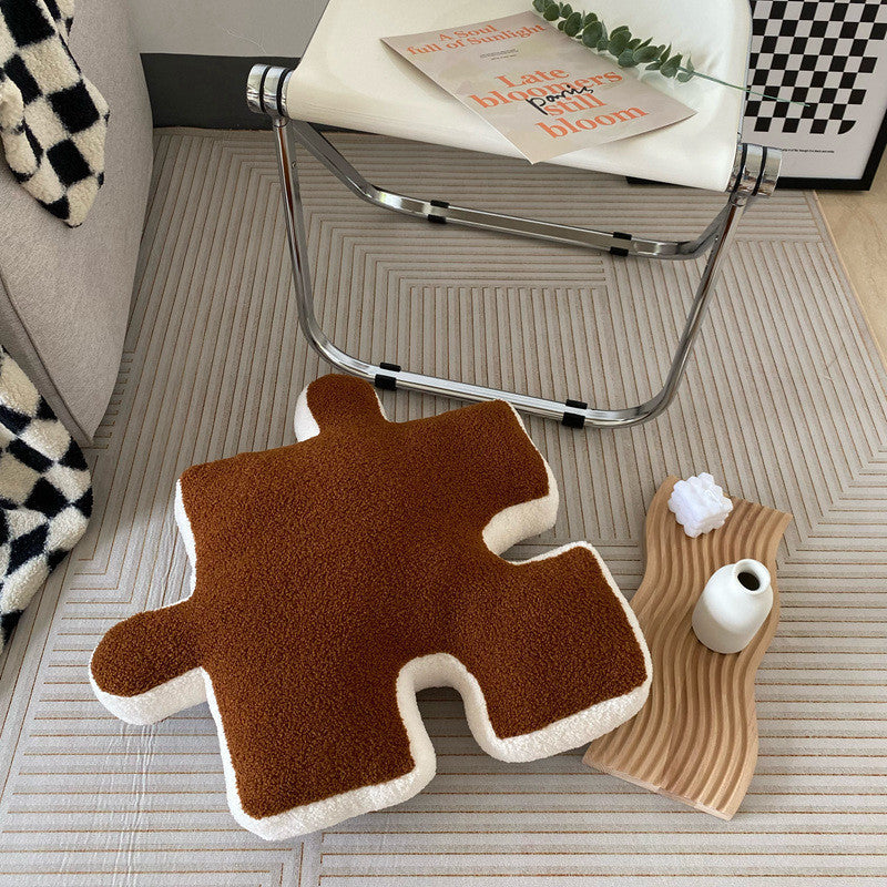 Luxury Plush Cushion with Playful Design