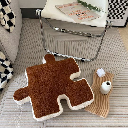 Luxury Plush Cushion with Playful Design