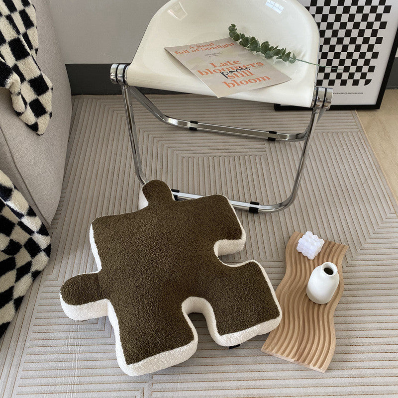 Luxury Plush Cushion with Playful Design