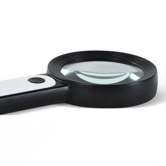 30X Handheld Magnifying Glass with LED Light