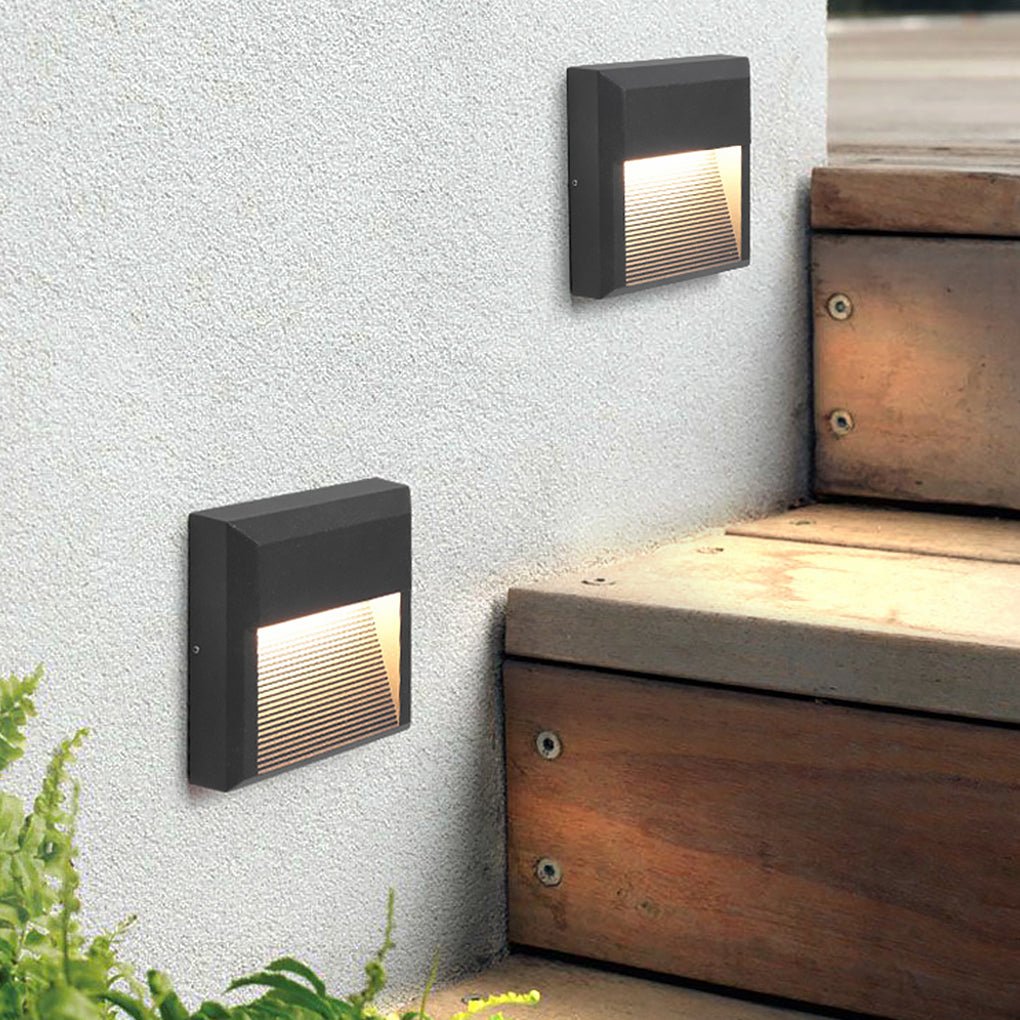 Outdoor LED Step Lights Waterproof Corner Lamp for Villa Courtyard Garden