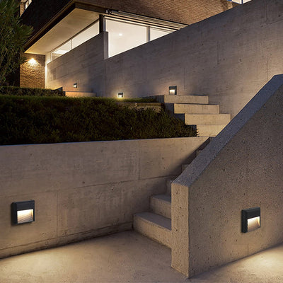 Outdoor LED Step Lights Waterproof Corner Lamp for Villa Courtyard Garden