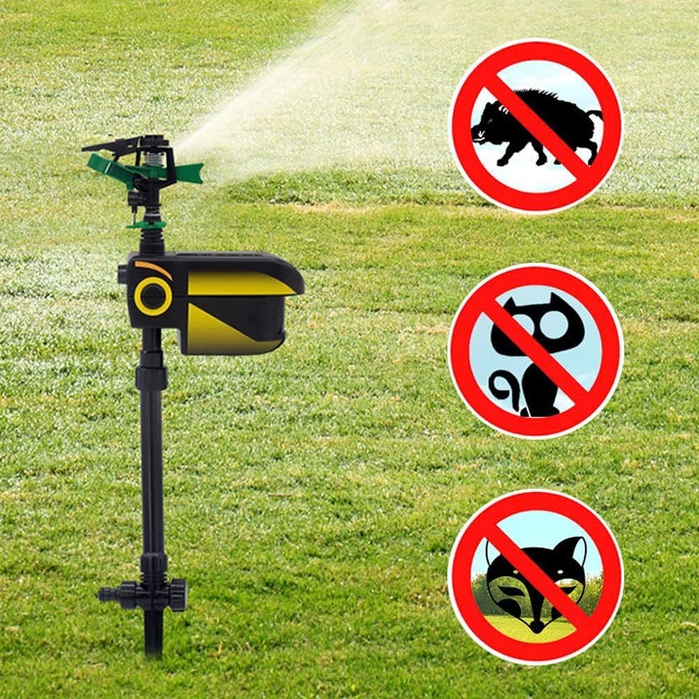 Motion-Activated Animal Repellent Sprinkler